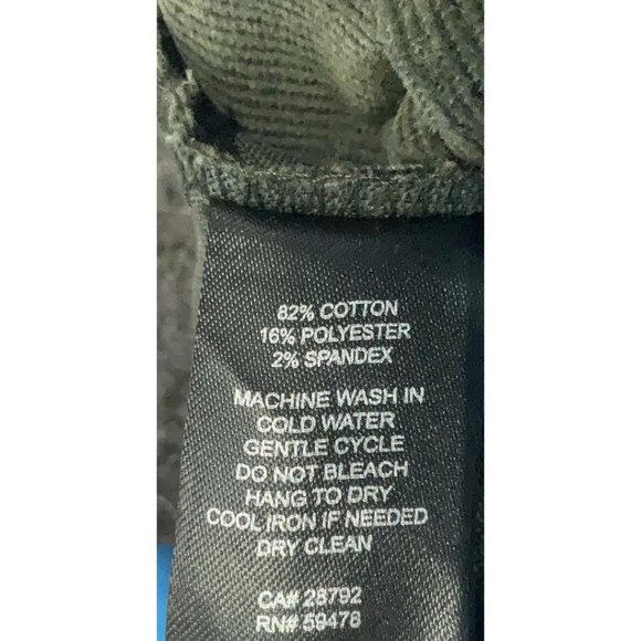 House Of Harlow 1960 Army Green Corduroy Belted Luxury Designer Trench Dress - Picture 6 of 8